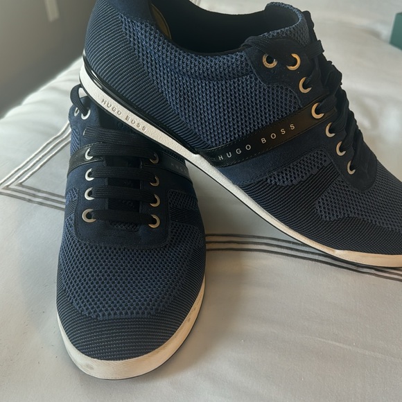 Hugo Boss Sneakers for men. Size 12US or 45 European. Worn once. - Picture 2 of 4